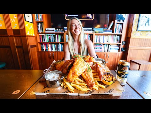 Finland's Biggest Fish n' Chips Platter | John Scott's 3kg Fish n' Chips Challenge!