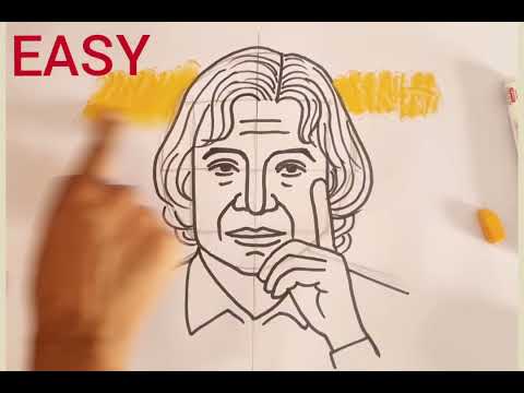 APJ Abdul Kalam Drawing | Independence day drawing | Freedom fighter drawing