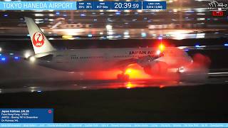 🔴HEAVY RAIN @ Tokyo Haneda Airport - Plane Spotting - with a side of Osprey's @ Sydney 04.09.26 🔴
