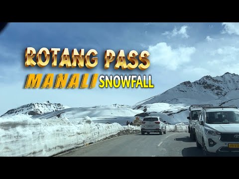 Snowfall at Rohtang Pass Manali
