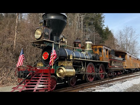 [4K] Northern Central Steam Train