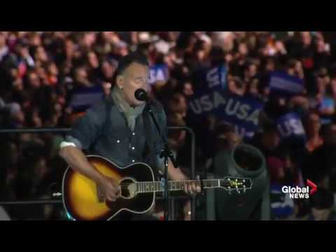 Katy Perry, Jon Bon Jovi, & Bruce Springsteen Make A Final Star-Studded Push To Elect Hillary Clinton!