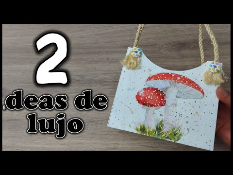 DECORA TU HOGAR CON ESTAS 2 LINDAS IDEAS - Crafts for the home - Manualidades con reciclaje