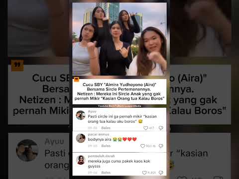 Aira Cucu SBY dan Sircle Pertemanannya #almirayudhoyono #aira #sby #ahy