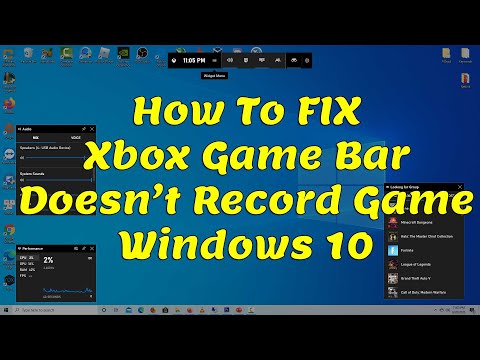 windows game bar not recording