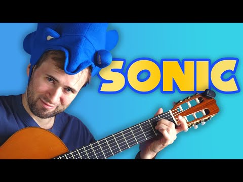 GREEN HILL ZONE from Sonic - On Classical Guitar