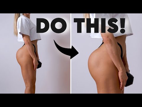 10 MIN INSANE BOOTY Challenge! Grow Glute Max & Med, Floor Only, No Squats, Weights + Band Workout