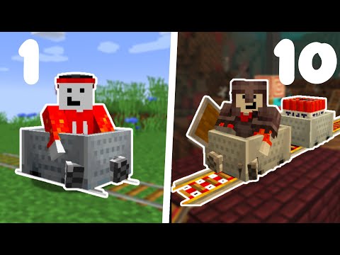 Железная Дорога за 1 5 10 минут в Minecraft Майнкрафт