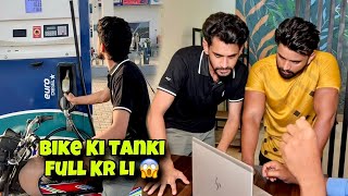 Larky Ny Bike Ki Tanki Full Kar Li 😱 #motivation 