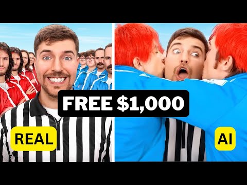 Get $1,000 for FREE by Bringing MrBeast's Thumbnail to life with AI