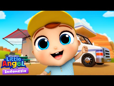 ⭐BARU⭐Perjalanan Kemping Pertamaku | Little Angel Bahasa Indonesia | Kartun dan Lagu Anak