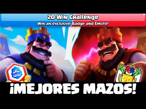 TOP 5 MEJORES MAZOS para el DESAFIO de 20 VICTORIAS Clash Royale Season 66