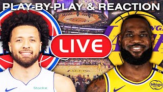 Los Angeles Lakers vs Detroit Pistons LIVE Play-By-Play & Reaction