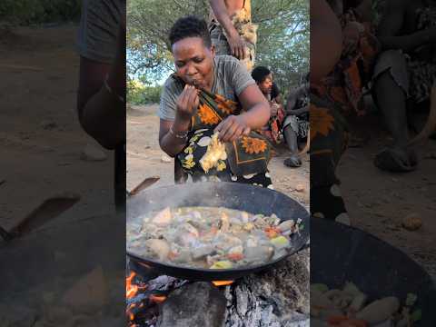 What a delicious breakfast today 😋😍 So delicious 😋#africa #cooking #villagelife #food