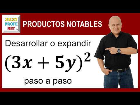Productos notables: binomio al cuadrado | Ej. 1 #julioprofe