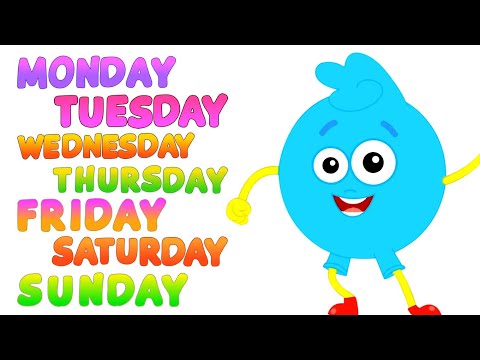 Days Of The Week Cartoon Videos and Kids Rhymes by Mr Shapes