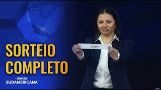 RESUMO | SORTEIO DA FASE DE GRUPOS DA CONMEBOL SUDAMERICANA 2026