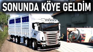 TATİL ZEHİR OLDU ! KAMYONLA JETE GİTTİM ETS 2 MOD Logitech G29