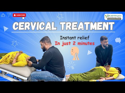 Cervical Pain Quick Relief by Dr Arvind Jaga | Neck Pain Treatment #chiropractor #drarvindjaga #pain