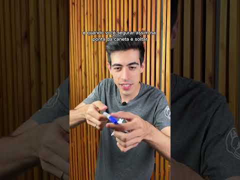 COMO FAZER A MÁGICA DA CANETA QUE LEVITA