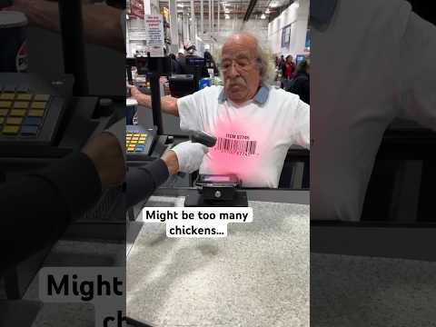 COSTCO CHICKEN SHIRT ACTUALLY WORKS!!! #ojm #funny #costcofood #comedy #costco #newyorkcity #food