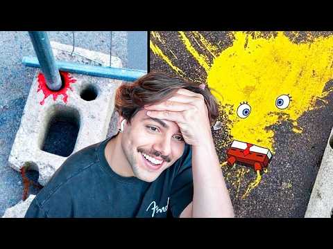 Essas artes de rua são tão BOAS que eu quero abraçar o artista…