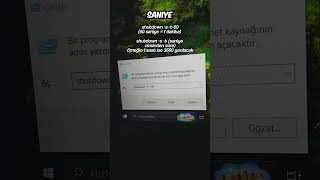 Bilgisayarı Kapatma Alarmı Kur!