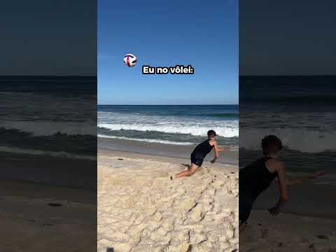 Vôlei na praia kkkk #volleyball #volley #voleibol #volei #haikyuu