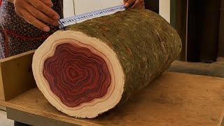 Skillful Hand Carving Technique On Lathe - Discover Surprises Craftsmen Create Precious Tree Trunks