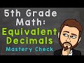 Identifying Equivalent Decimals