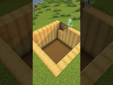 كيف تسوي بيت سهل تحت الارض في ماين كرافت 🏡