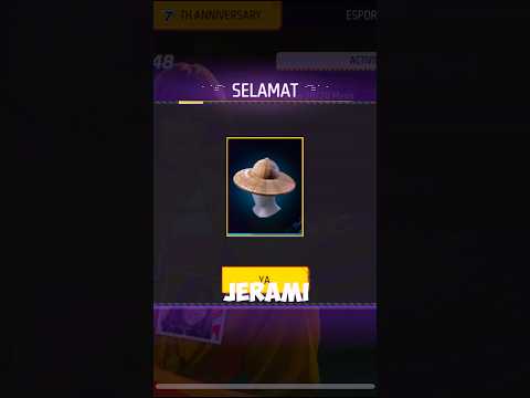 Cara dapetin topi jerami gratis😱✅ #shorts #freefire