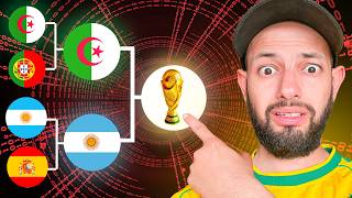 قمت بمحاكاة كأس العالم 10,000 مرة وهذه النتيجة !
