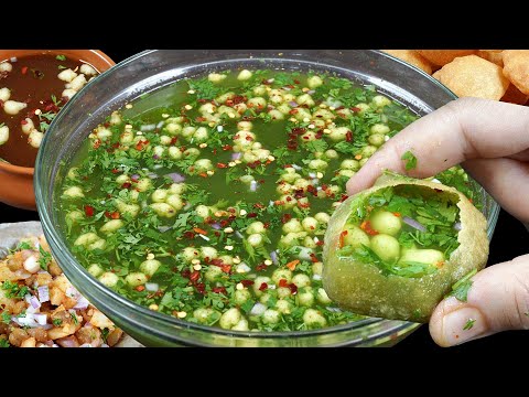 पानीपूरी का ठंडा मसालेदार तीखा और मीठा पानी जिसके आगे ठेले वाले भी फ़ैल है | Pani Puri Ka Pani Recipe