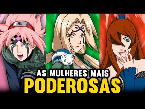 AS 10 MULHERES MAIS PODEROSAS DE NARUTO