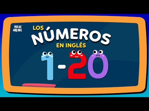 Números en inglés del 1 al 20 - Videos Aprende