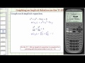 TI-89 Graphing Calculator Tutorial Quiz