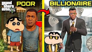 POOR FRANKLIN & SHINCHAN BECOMES BILLIONAIRE | Gta5 Gameplay | JSS GAMER