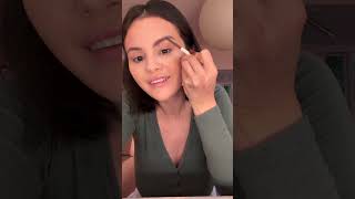 Selena Gomez using her Rare Beauty products #selenagomez #makeup