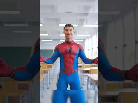 Ronaldo devient Spiderman ! 😱