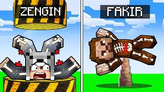 ZENGİN VS FAKİR KEMİK KIRMA YARIŞI - Minecraft