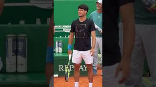 ¡ALCARAZ DESPUÉS DE SU ENTRENAMIENTO PARA LA FINAL VS SINNER! #alcaraz #sinner #tennis