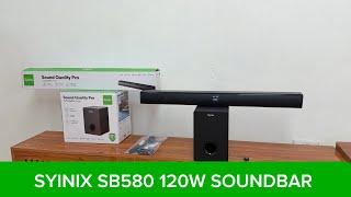 SYINIX SOUNDBAR SB580 120WATTS REVIEW 
