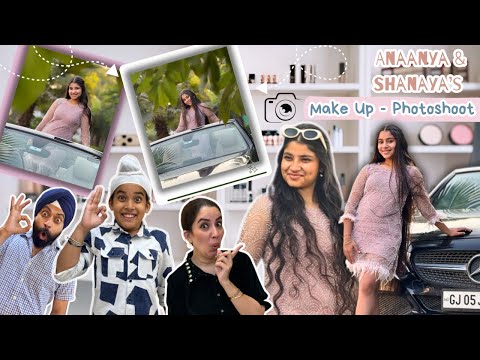 Anaanya & Shanaya’s Make Up - Photoshoot | RS 1313 VLOGS | Ramneek Singh 1313