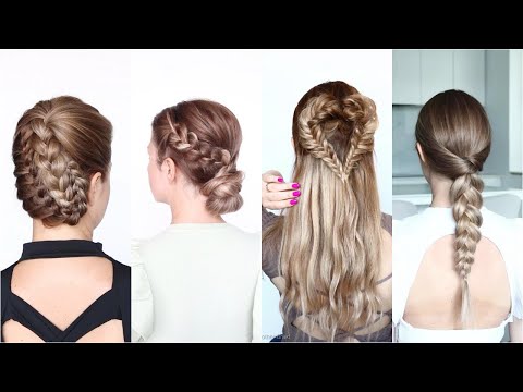 😍  EASY DIY Elegant Updos that everyone can create 😍 Hairstyle Transformations