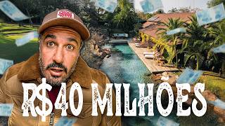 Tour pelo rancho de R$40 milhões!
