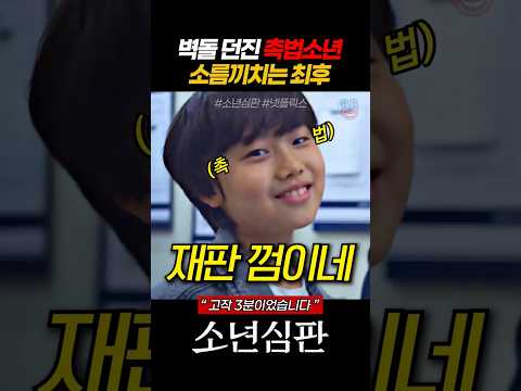 촉법소년 3분 짜장 재판이 불러온 결과