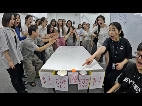 고생한 직원들에게 깜짝 보너스를 챙겨줬습니다! 과연 1000만동 당첨자는 누구?