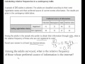 Relative Frequency and Survey Analysis