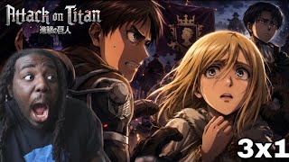 THE BEGINNING OF THE END ‼️🤦🏿‍♂️ | Attack On Titan ( Season 3 , Episode 1 ) 